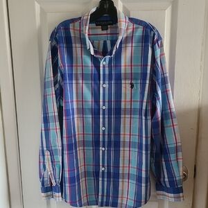 Nautica Men's Multicolor Plaid Button-Down Shirt